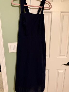 Banana Republic Navy Sleeveless Dress
